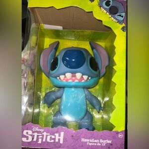Disney 13” Hawaiian Surfer Stitch Figure from Latin America markets